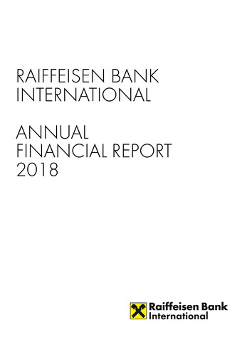 Thumbnail Raiffeisen Bank International Financial Statement 2018