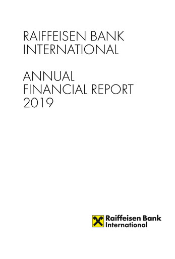 Thumbnail Raiffeisen Bank International Financial Statement 2019