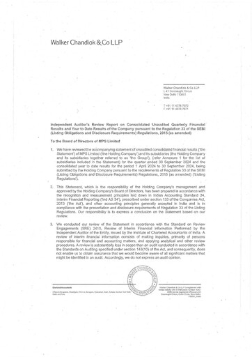 Miniature MPS Limited Rapport trimestriel 2024-q2