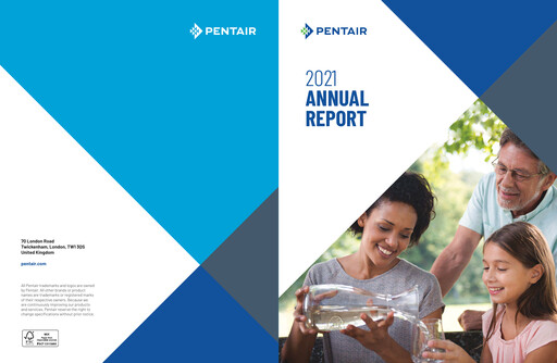Thumbnail Pentair
 Annual Report 2021