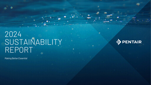 Thumbnail Pentair
 Sustainability Report 2024