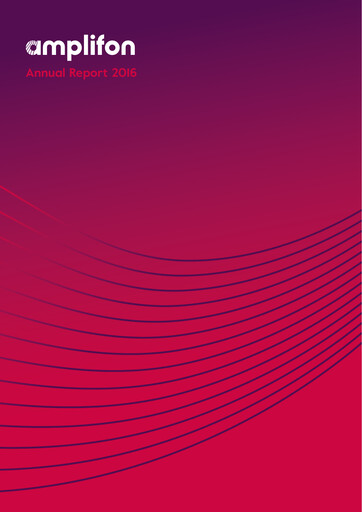 Miniature Amplifon Rapport annuel 2016