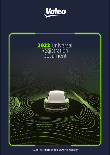 Thumbnail Valeo Universal Registration Document 2022