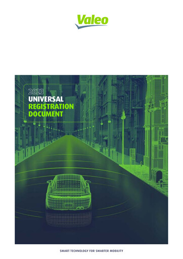 Thumbnail Valeo Universal Registration Document 2023