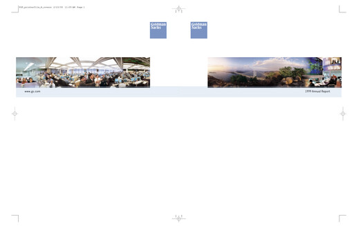 Thumbnail Goldman Sachs Annual Report 1999