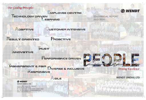 Vorschaubild Wendt India
 Jahresbericht 2013-2014