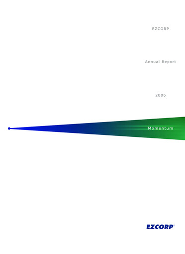 Miniature EZCorp Rapport annuel 2006