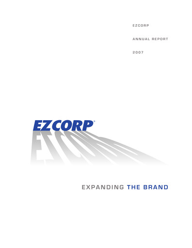 Miniature EZCorp Rapport annuel 2007