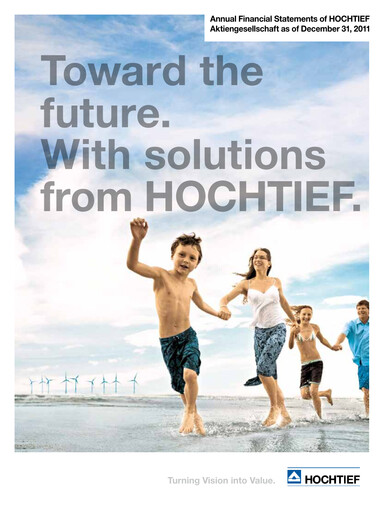 Miniature Hochtief Bilan financier 2011
