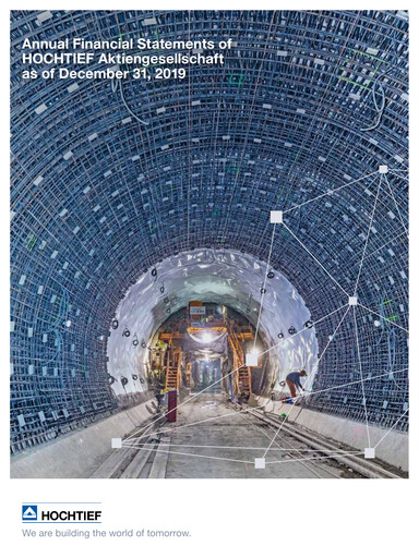 Miniature Hochtief Bilan financier 2019
