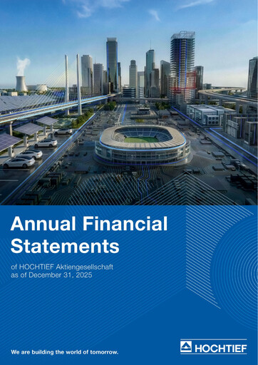 Thumbnail Hochtief Financial Statement 2025