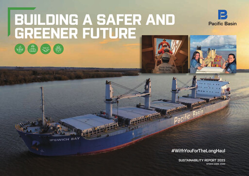 Thumbnail Pacific Basin Shipping Sustainability Report 2023
