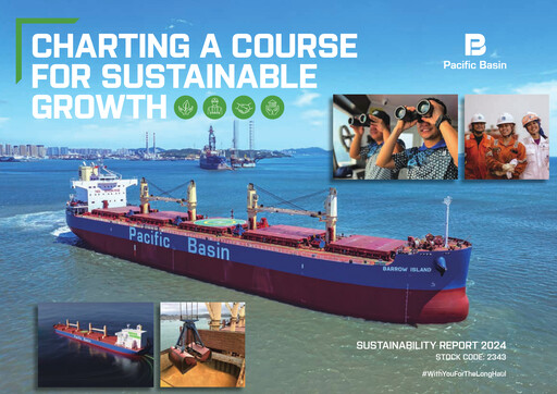 Thumbnail Pacific Basin Shipping Sustainability Report 2024