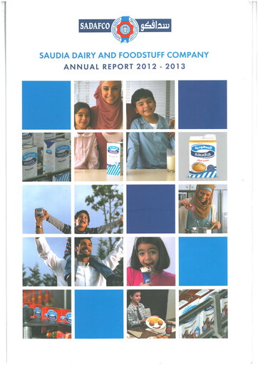 Thumbnail Saudia Dairy & Foodstuff Company Annual Report 2012-2013