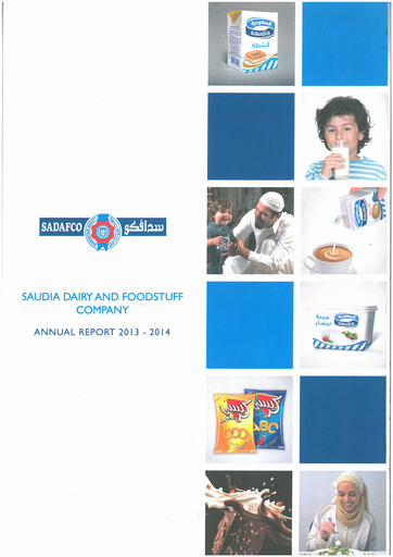 Thumbnail Saudia Dairy & Foodstuff Company Annual Report 2013-2014