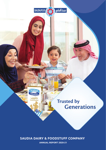 Thumbnail Saudia Dairy & Foodstuff Company Annual Report 2020-2021