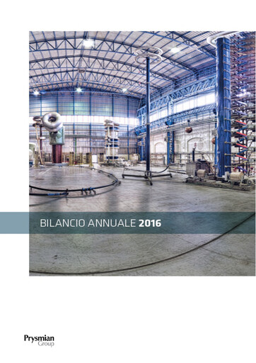 Thumbnail Prysmian Group
 Annual Report 2016