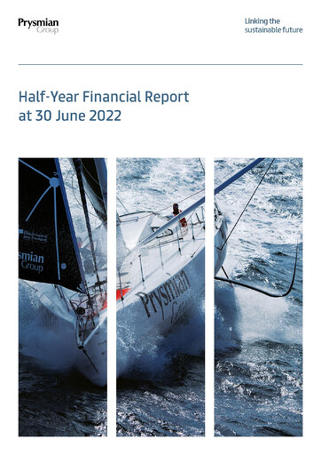Thumbnail Prysmian Group
 Half-year Report 2022-h1