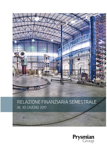 Thumbnail Prysmian Group
 Half-year Report 2017-h1