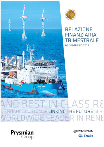 Thumbnail Prysmian Group
 Quarterly Report 2015-q1