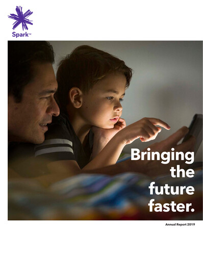 Thumbnail Spark New Zealand
 Annual Report 2019