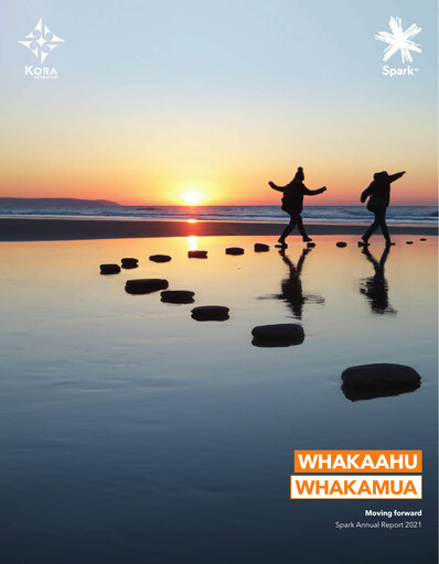 Thumbnail Spark New Zealand
 Annual Report 2021