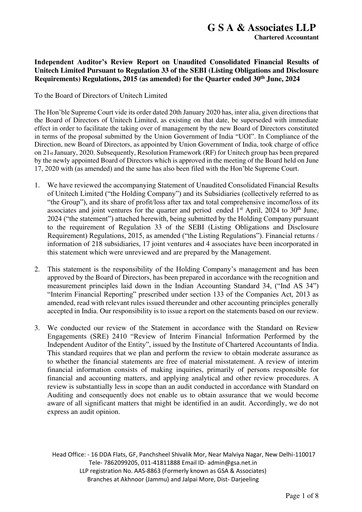 Thumbnail Unitech Group
 Quarterly Report 2024-q1