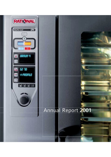 Thumbnail Rational AG
 Annual Report 2001