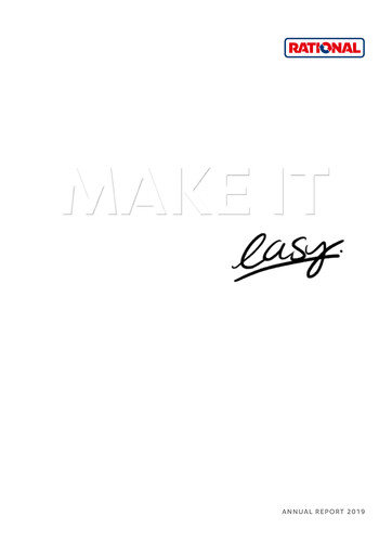 Thumbnail Rational AG
 Annual Report 2019