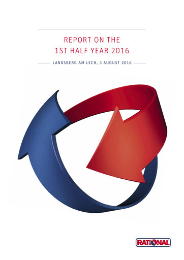 Thumbnail Rational AG
 Half-year Report 2016-h1