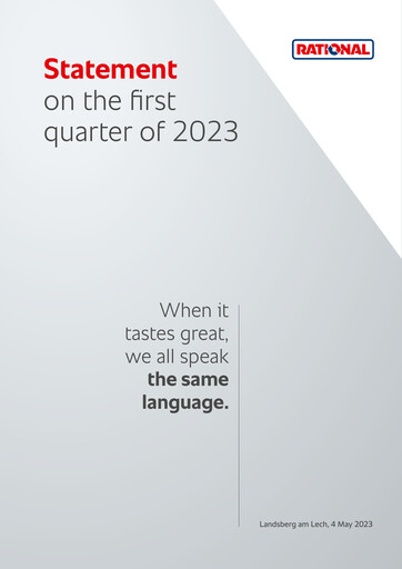 Thumbnail Rational AG
 Quarterly Report 2023-q1