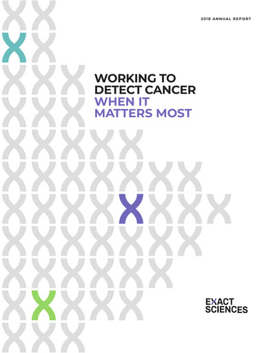 Thumbnail Exact Sciences Annual Report 2018