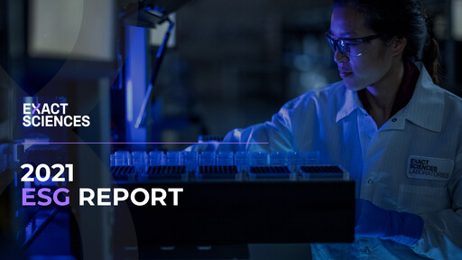 Thumbnail Exact Sciences ESG Report 2021
