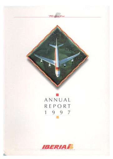 Thumbnail International Consolidated Airlines Annual Report 1997