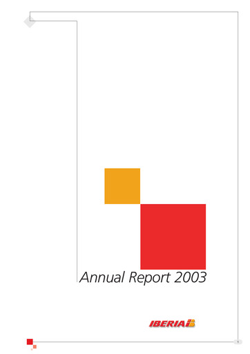 Thumbnail International Consolidated Airlines Annual Report 2003