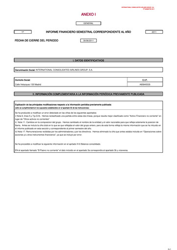 Thumbnail International Consolidated Airlines Half-year Report 2011-h1