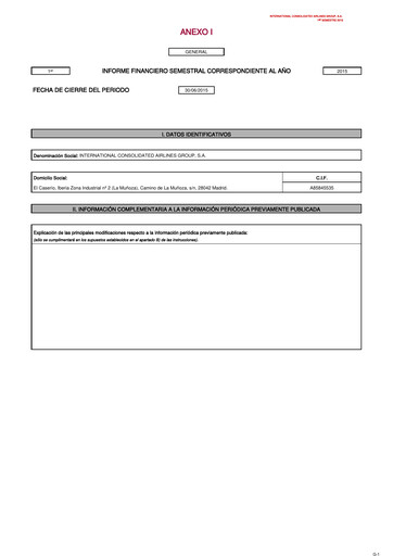 Thumbnail International Consolidated Airlines Half-year Report 2015-h1