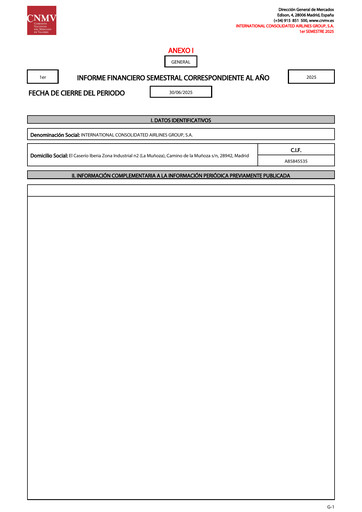 Thumbnail International Consolidated Airlines Half-year Report 2025-h1