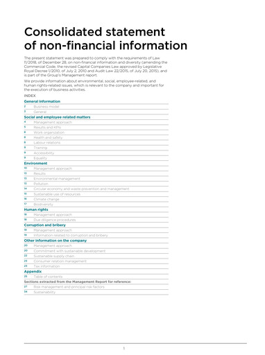 Thumbnail International Consolidated Airlines Sustainability Report 2018