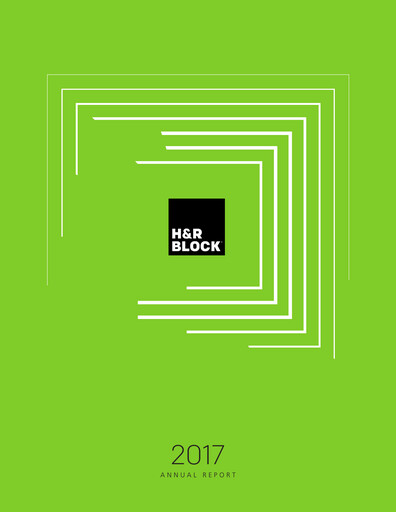 Thumbnail H&R Block
 Annual Report 2017