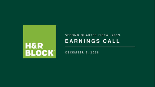 Thumbnail H&R Block
 Quarterly Report 2019-q2