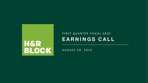 Thumbnail H&R Block
 Quarterly Report 2020-q1