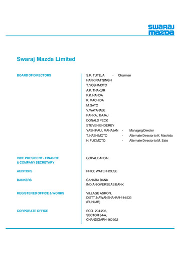 Thumbnail SML Isuzu
 Annual Report 2005-2006