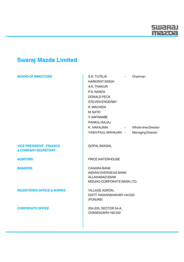 Thumbnail SML Isuzu
 Annual Report 2006-2007