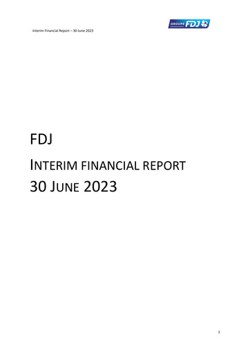 Thumbnail Française des Jeux
 Half-year Report 2023