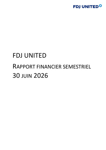 Miniature Française des Jeux
 Rapport semestriel 2026