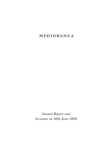 Thumbnail Mediobanca Annual Report 2001-2002