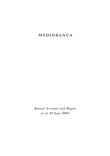 Thumbnail Mediobanca Annual Report 2004-2005
