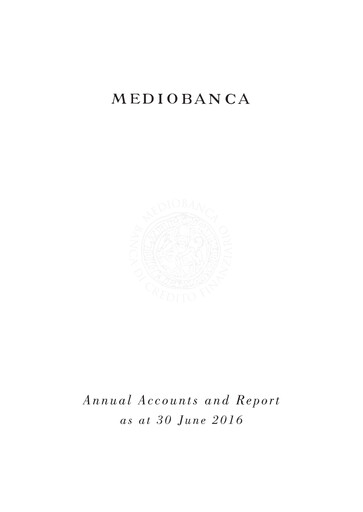 Thumbnail Mediobanca Annual Report 2015-2016