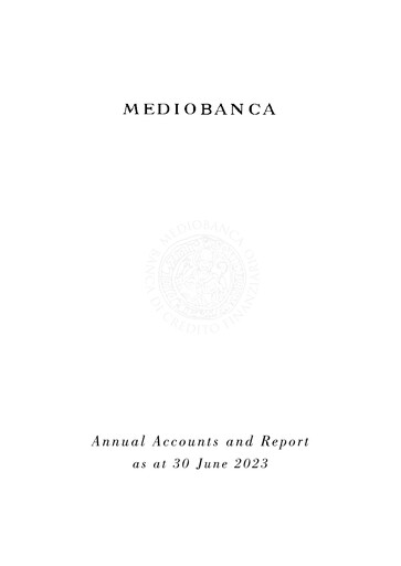 Thumbnail Mediobanca Annual Report 2022-2023